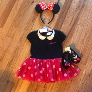 Gap Disney minnie mouse outfit and shoes